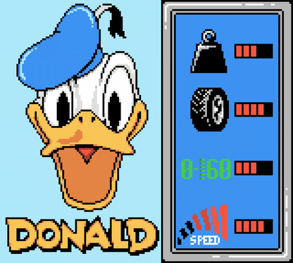 Game Boy Color Mickey’s Speedway USA racing game gameplay