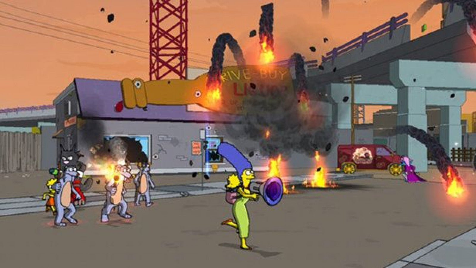 The Simpsons Game – PlayStation 2 (PS2) video game gameplay, action-adventure platformer.