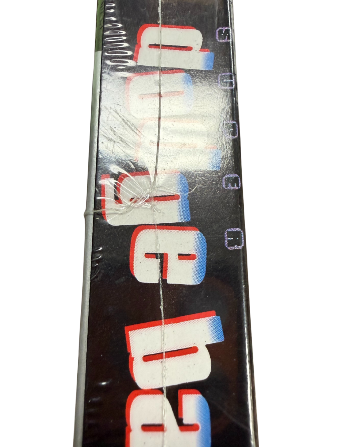 Factory sealed Super Dodge Ball NES video game original Nintendo Entertainment System release featuring classic sports arcade gameplay collectible brand new sealed retro cartridge box art and vintage Nintendo title close view of H-seam 