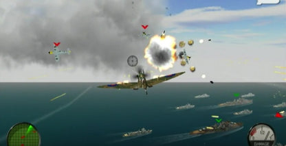 WWII Aces gameplay for Nintendo Wii (Wii) featuring aerial combat gameplay with historic World War II fighter planes, intense dogfights, and mission‑based campaigns across European battlefronts.