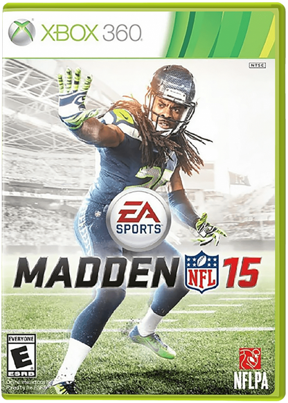 Madden NFL 15 cover art for Xbox 360 (X360) sports football video game