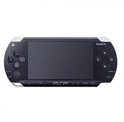 PSP 1000 console Sony PlayStation Portable handheld gaming system original PSP model widescreen LCD UMD disc media portable gaming device multimedia playback Sony PSP-1000 retro handheld console video game system front