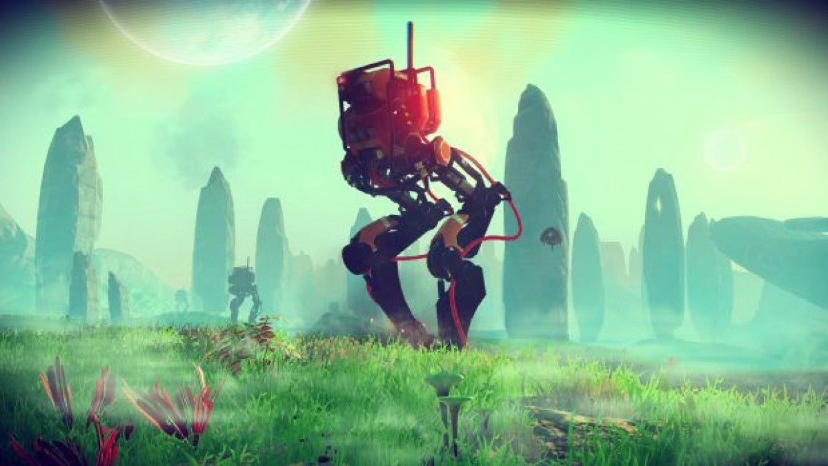 No Mans Sky PS4 inspired design featuring expansive sci fi exploration aesthetic procedurally generated galaxies space survival alien worlds interstellar travel futuristic spacecraft cosmic adventure vibrant planetary discovery gameplay presentation gameplay 