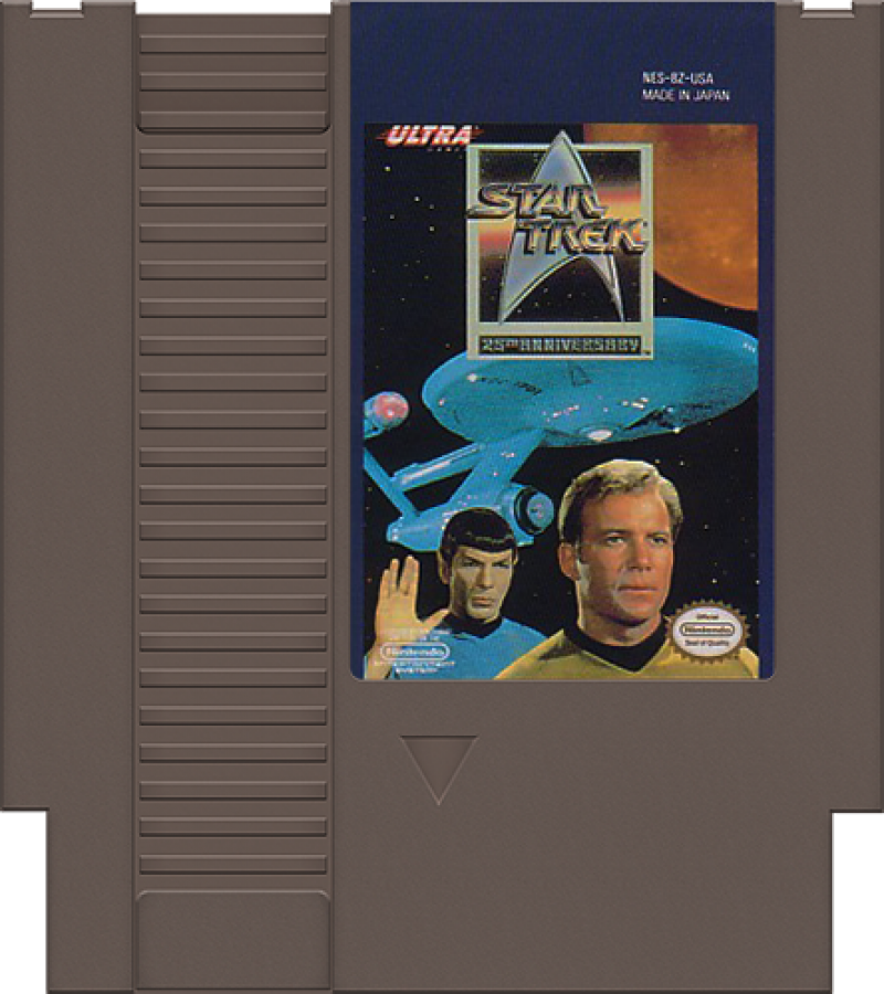 Star Trek 25th Anniversary cartridge for Nintendo Entertainment System NES retro video game