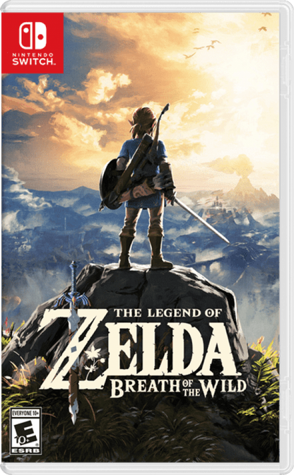 The Legend of Zelda Breath of the Wild cover art for Nintendo Switch NS video game