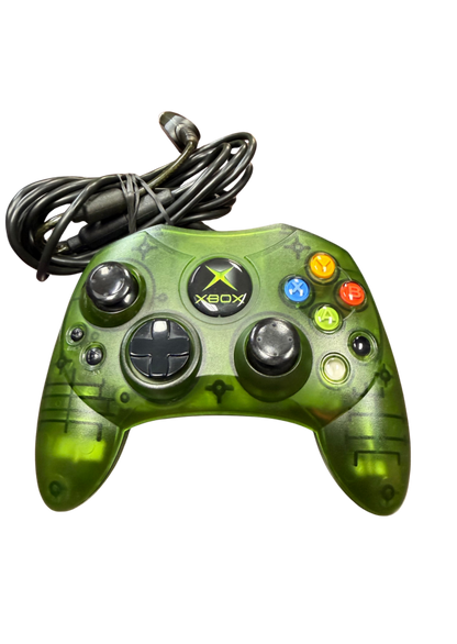 Halo Green Special Edition Original Xbox Console retro video game system featuring Halo themed green console design classic Microsoft Xbox hardware gaming console collectible system limited edition styling Halo gaming collection original Xbox console appeal