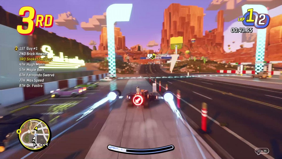 LEGO 2K Drive Nintendo Switch open world racing game vehicle transformation brick building customization gameplay
