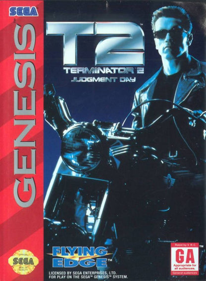 Terminator 2: Judgment Day cover art for Sega Genesis (GEN) video game