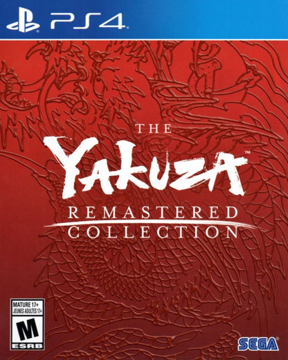 The Yakuza Remastered Collection – PlayStation 4 (PS4) video game cover image, action-adventure.