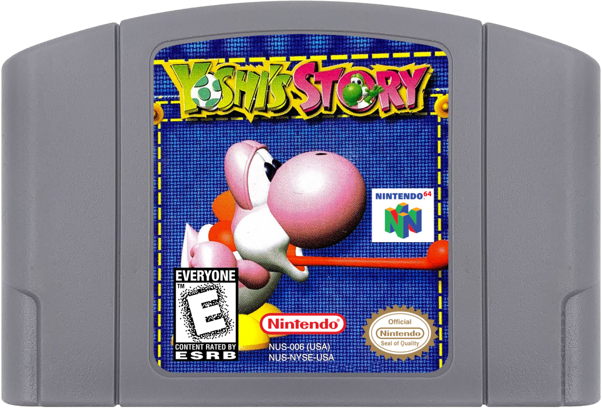 Yoshi's Story cartridge for Nintendo 64 (N64) video game