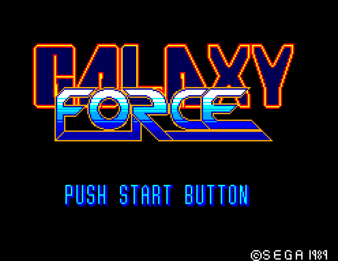 Galaxy Force Sega Master System SMS for arcade space shooter video game fans featuring high speed futuristic combat enemy spacecraft scrolling action powerful weapons challenging missions explosions and classic Sega Master System gameplay collectible retro gaming appeal gameplay