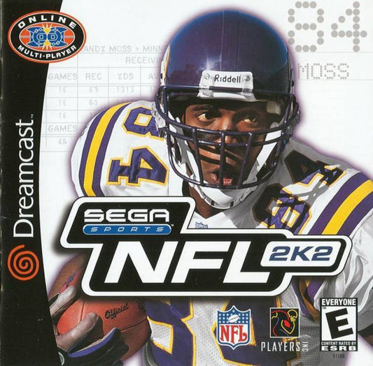NFL 2K2 cover art for Sega Dreamcast (DC) video game