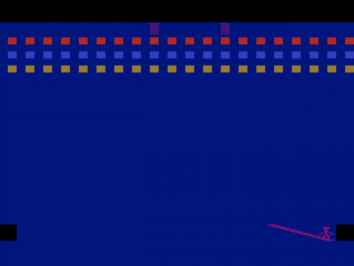 Circus Atari retro Atari 2600 video game featuring arcade carnival gameplay, trampoline action, balloon popping challenges and classic Atari entertainment - title screen