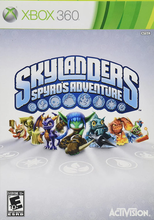 Skylanders: Spyro's Adventure cover art for Xbox 360 (X360) video game