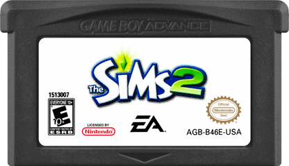 Game Boy Advance The Sims 2 life simulation game game cartridge