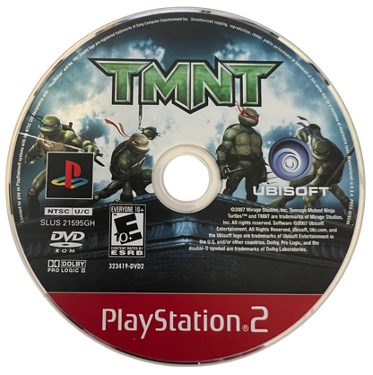 TMNT Greatest Hits PlayStation 2 PS2 retro video game action platformer disc (2007)