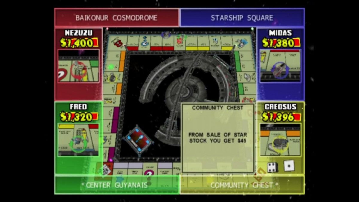 Monopoly Party PlayStation 2 (PS2) party board video game gameplay