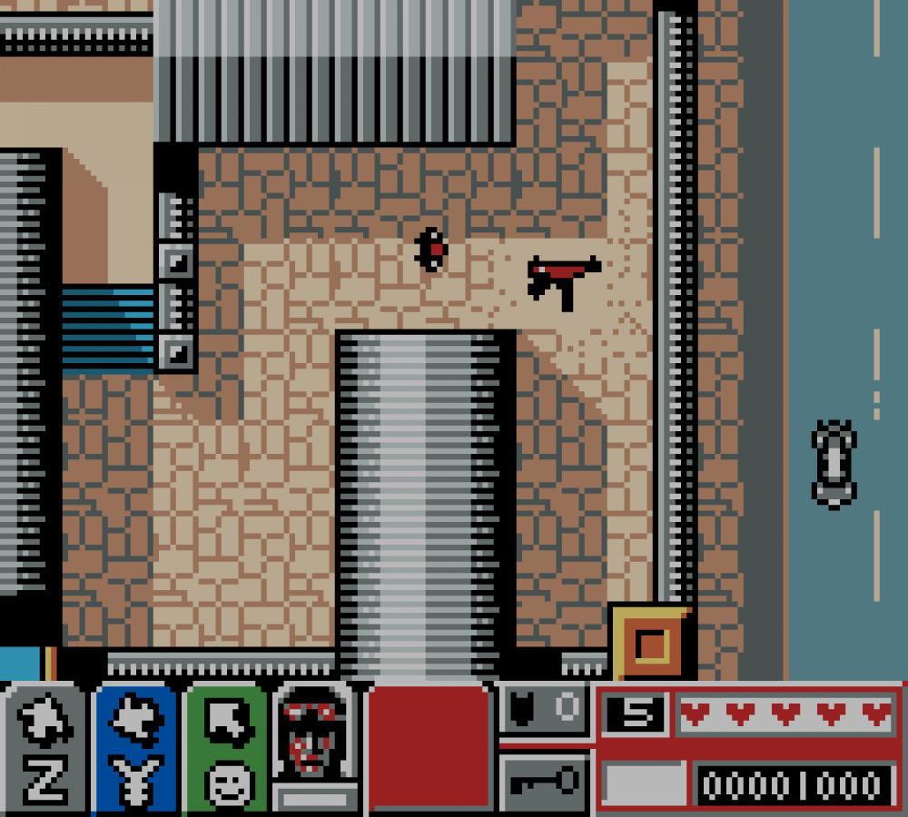 Grand Theft Auto 2 GTA2 Nintendo Game Boy Color GBC for action adventure retro video game fans featuring top down open world gameplay vehicle theft criminal missions fast paced combat urban exploration classic handheld gaming collectible gaming appeal gameplay