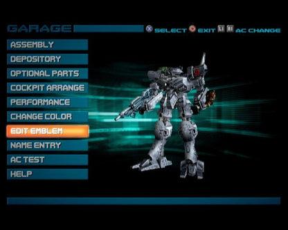 Armored Core 2: Another Age PS2 game for PlayStation 2 featuring classic mech combat action gameplay