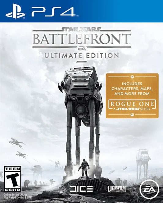 Star Wars: Battlefront [Ultimate Edition] cover art for PlayStation 4 (PS4) video game