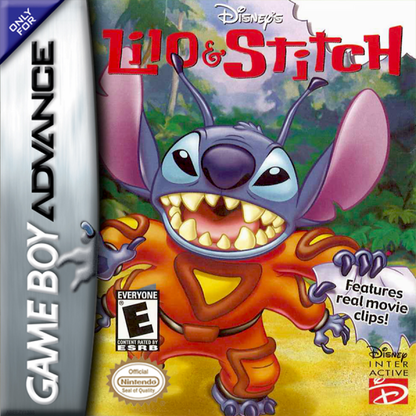 Game Boy Advance Lilo and Stitch adventure game cover art