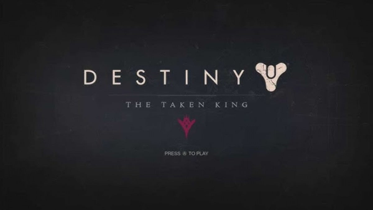 Destiny [The Taken King: Legendary Edition] title screen for PlayStation 3 (PS3) video game 