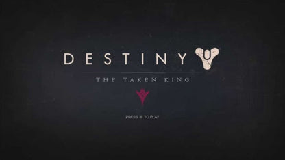 Destiny [The Taken King: Legendary Edition] title screen for PlayStation 3 (PS3) video game 