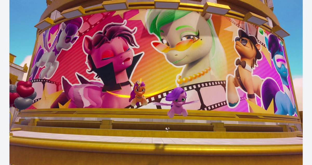 My Little Pony A Zephyr Heights Mystery gameplay image for Nintendo Switch family adventure game