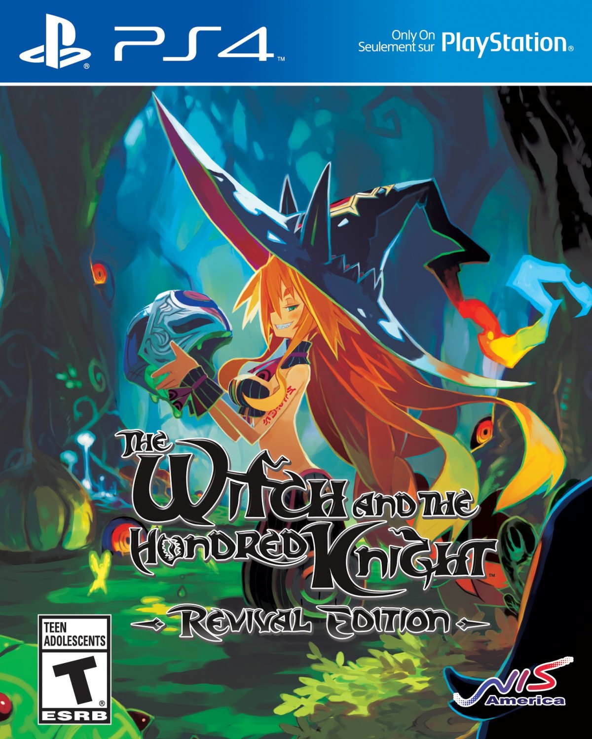 The Witch and the Hundred Knight Revival Edition for PS4 featuring enhanced dark fantasy action RPG gameplay and updated visuals cover art