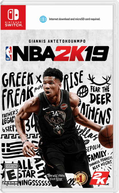 NBA 2K19 cover art for Nintendo Switch (NS) video game