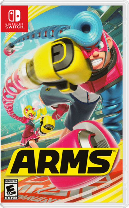 ARMS cover art for Nintendo Switch (NS) video game