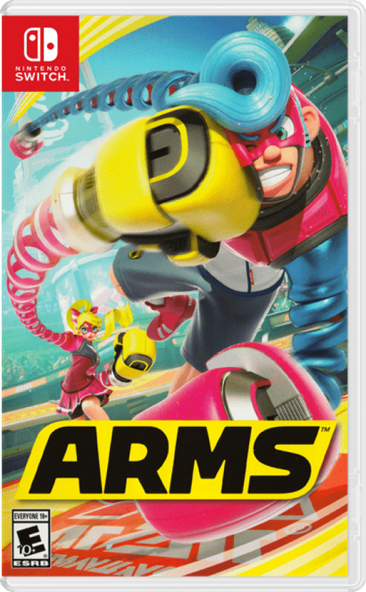 ARMS cover art for Nintendo Switch (NS) video game