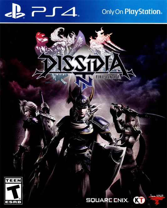 Dissidia Final Fantasy NT cover art for PlayStation 4 (PS4) video game