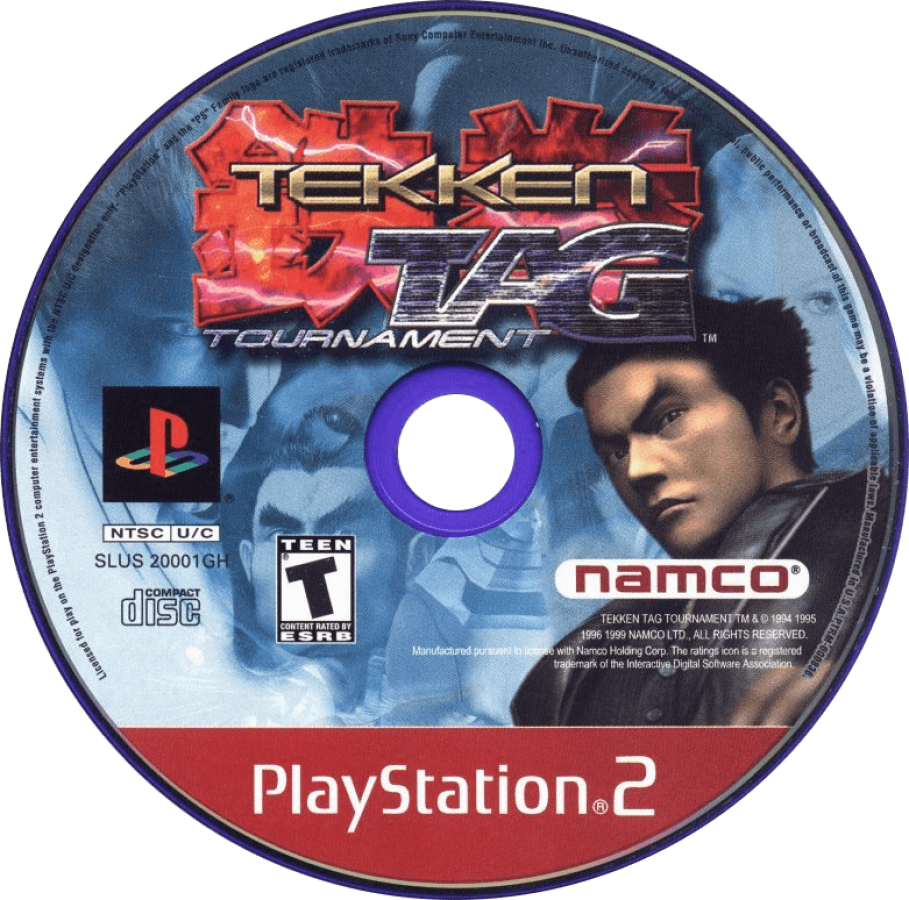 Tekken Tag Tournament Greatest Hits PlayStation 2 PS2 video game featuring classic fighting gameplay tag team battles iconic Tekken characters martial arts combat arcade action competitive gameplay and character switching PlayStation 2 retro video game collection collectible gaming appeal game disc