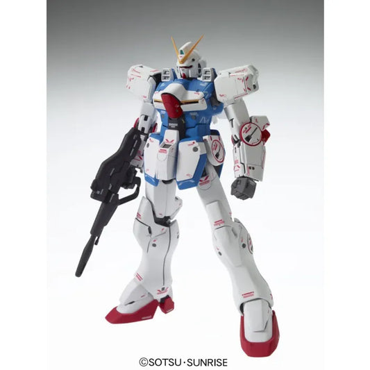 Bandai Hobby MG LM312V04 V Gundam Ver Ka Model Kit Bandai Master Grade Gundam plastic model kit featuring LM312V04 V Gundam Ver Ka from Victory Gundam with detailed parts snap fit assembly poseable joints weapons and display ready mecha figure