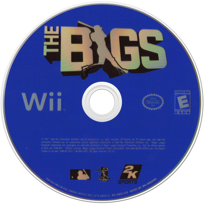 The Bigs – Nintendo Wii (Wii) arcade-style baseball sports video game disc