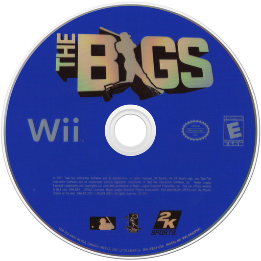 The Bigs – Nintendo Wii (Wii) arcade-style baseball sports video game disc