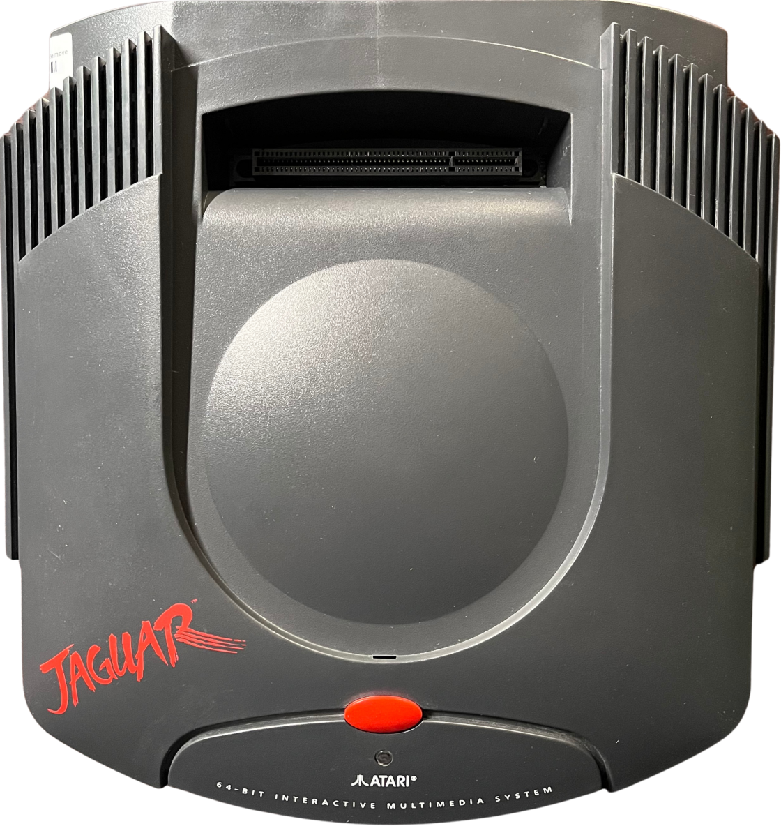 Atari Jaguar console system retro gaming hardware 64 bit system cartridge based gaming classic Atari console vintage gaming system home console Jaguar gaming system hardware system
