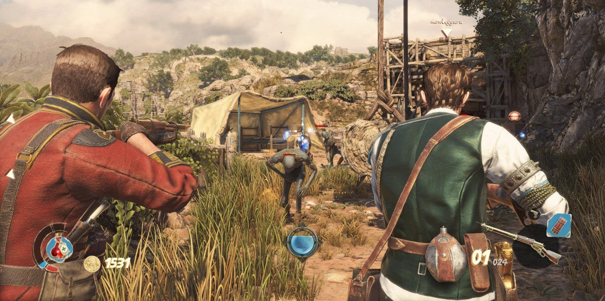 Strange Brigade Nintendo Switch for retro video game enthusiasts featuring cooperative third person shooter gameplay supernatural enemy encounters puzzle solving exploration action adventure missions exotic environments team based combat and collectible gaming appeal gameplay