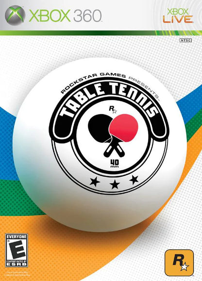 Table Tennis cover art for Xbox 360 (X360) sports table tennis video game