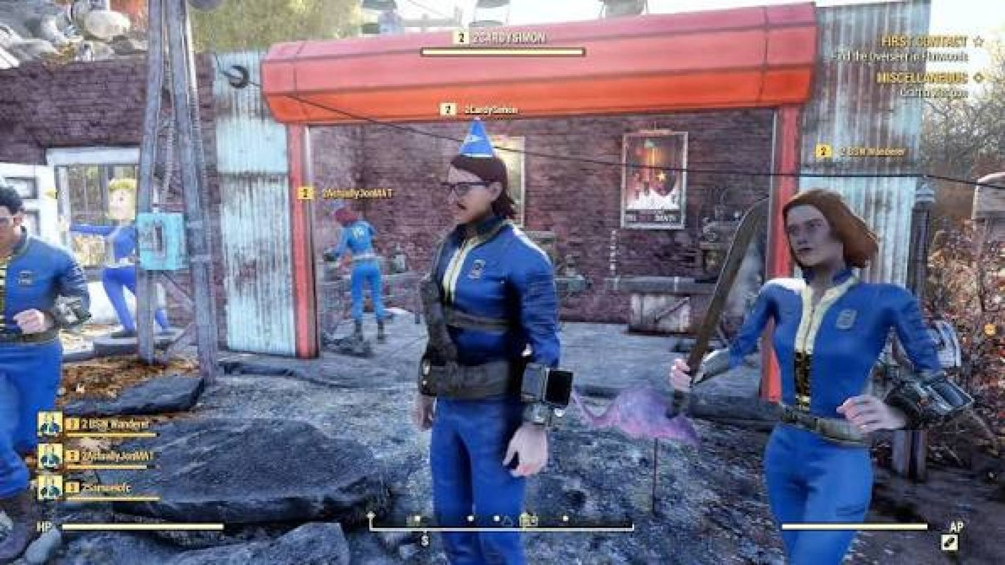 Fallout 76 SteelBook Edition PlayStation 4 PS4 for retro video game enthusiasts featuring open world role playing gameplay post apocalyptic exploration online multiplayer survival crafting base building quests expansive wasteland adventure and collectible SteelBook gaming appeal gameplay 
