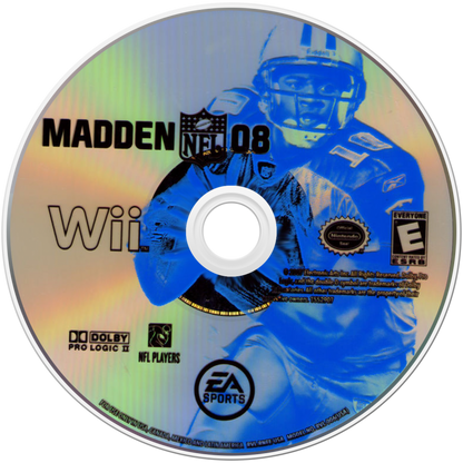 Madden NFL 08 – Nintendo Wii (Wii) American football sports simulation video game disc
