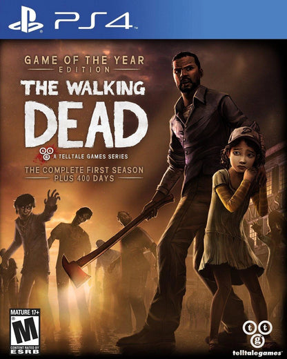 The Walking Dead [Game of the Year] – PlayStation 4 (PS4) video game cover image, episodic interactive drama adventure.