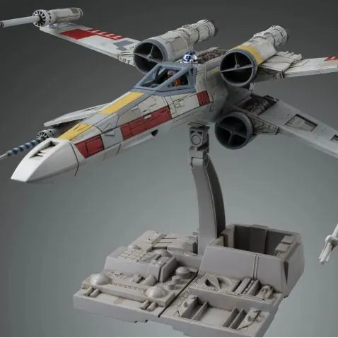 X Wing Starfighter Star Wars 1 72 scale plastic model kit Bandai Hobby buildable rebel alliance spacecraft detailed snap fit display model collectible movie starship vehicle for fans