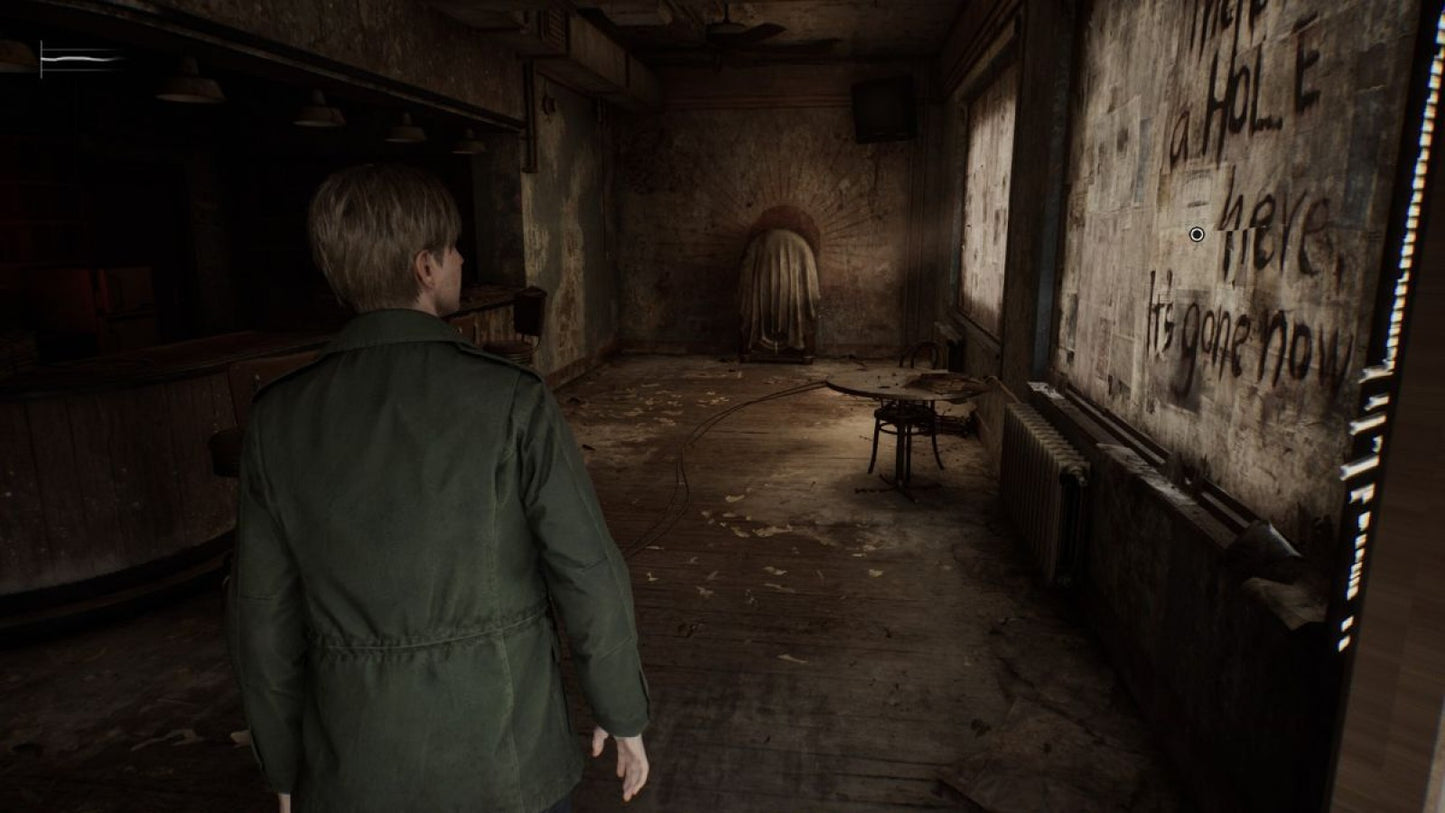Silent Hill 2 PS5 game featuring psychological horror, atmospheric survival gameplay, and a chilling, story-driven experience on PlayStation 5 gameplay
