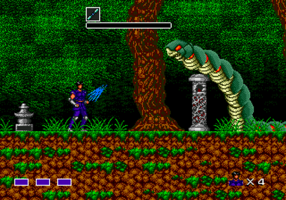 Mystic Defender Sega Genesis retro video game action platformer gameplay (1989)