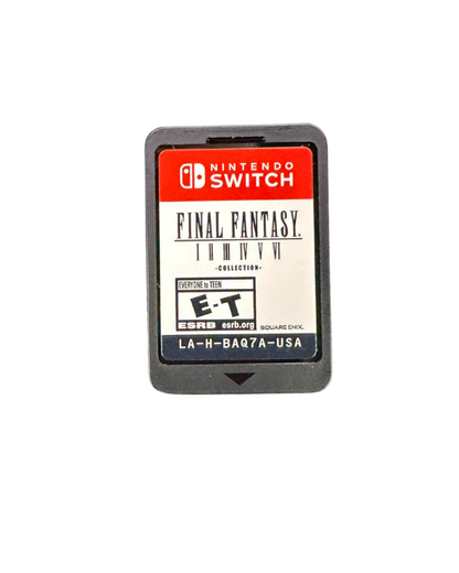 Final Fantasy Collection Anniversary Edition for Nintendo Switch featuring classic RPG adventures from the iconic Final Fantasy series cartridge