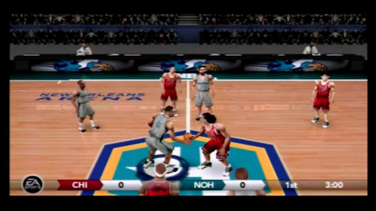 NBA Live 09 gameplay for Playstation Portable video game. 