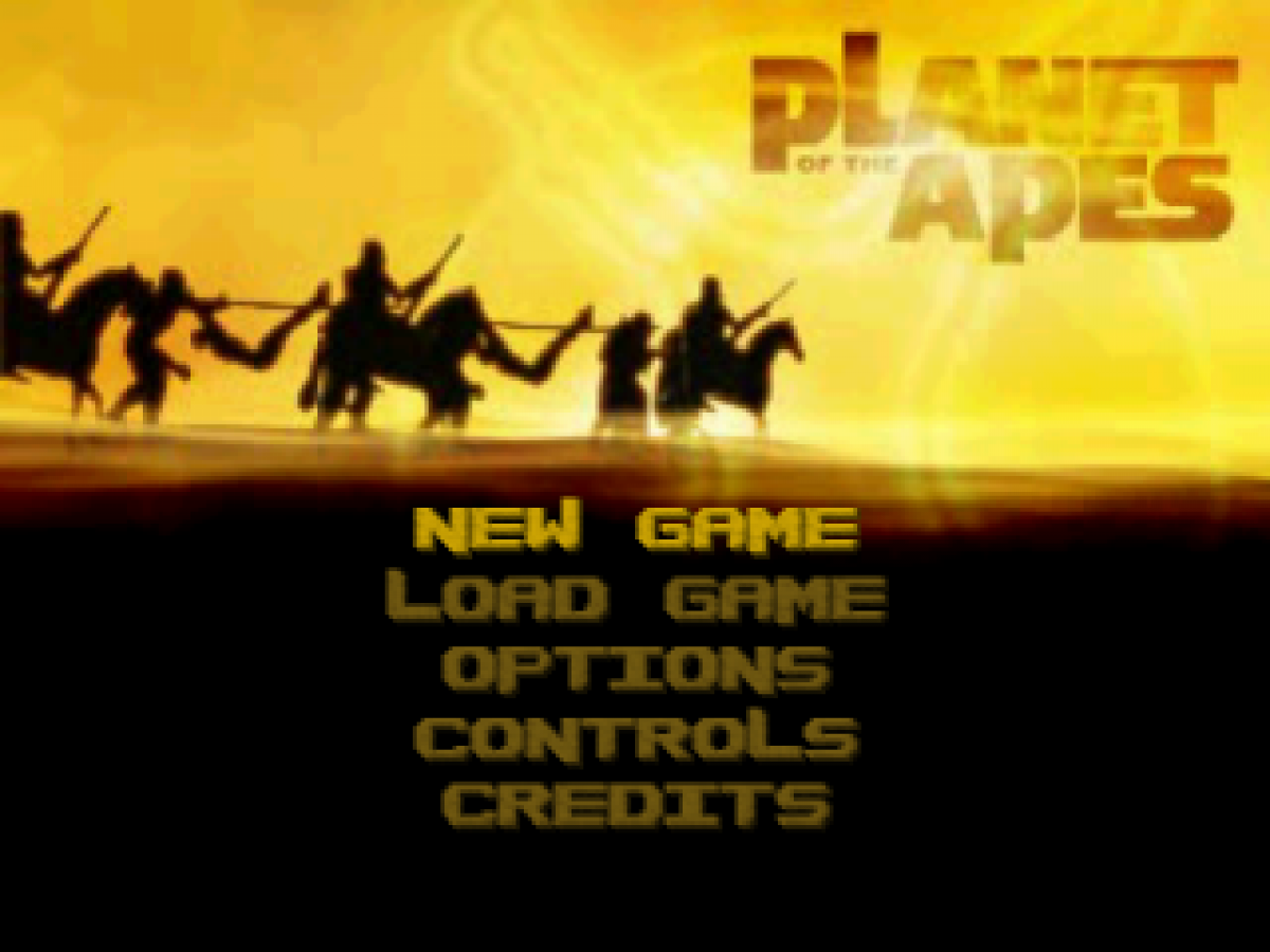 Planet of the Apes game for the PlayStation featuring action adventure gameplay with platforming combat and exploration elements based on the film franchise as players navigate a world ruled by intelligent apes and uncover a story driven narrative gameplay 