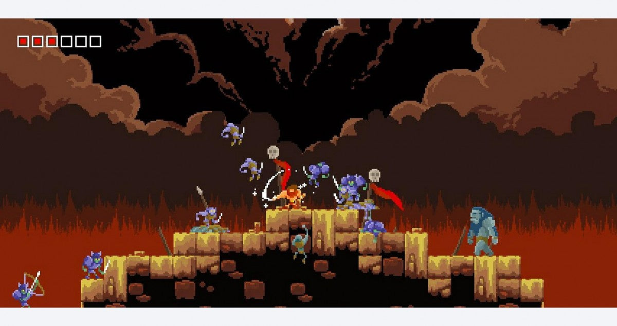 Tiny Barbarian DX gameplay image for Nintendo Switch NS video game